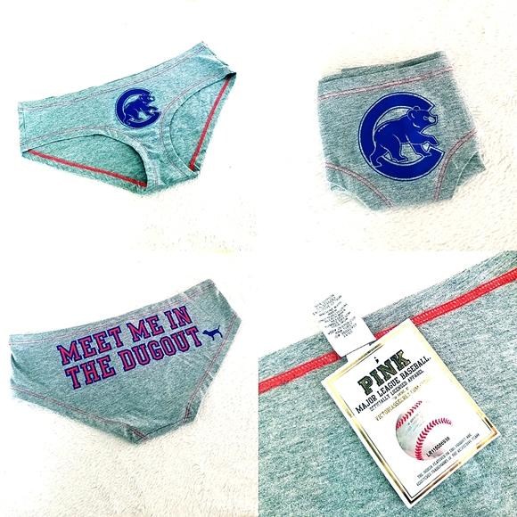 PINK Victoria's Secret Other - Victoria's Secret PINK Vintage Major League Baseball Chicago Cubs Hipster Panty